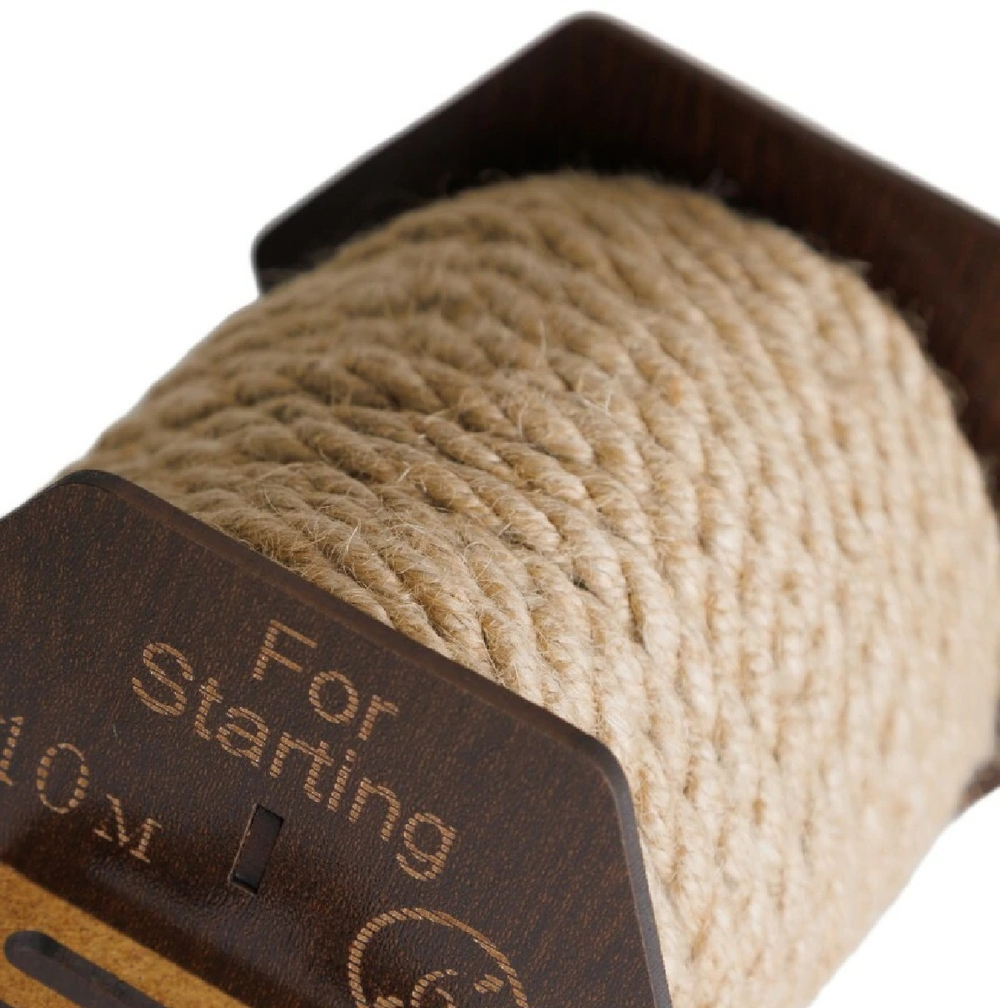 Джутовая веревка для шибари на катушке 10 м