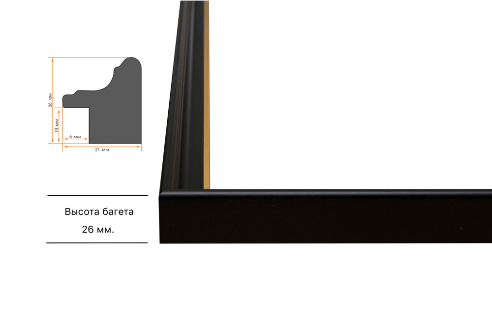 Рама 35x100 для картин и фотографий RP0622233-07(D1G)