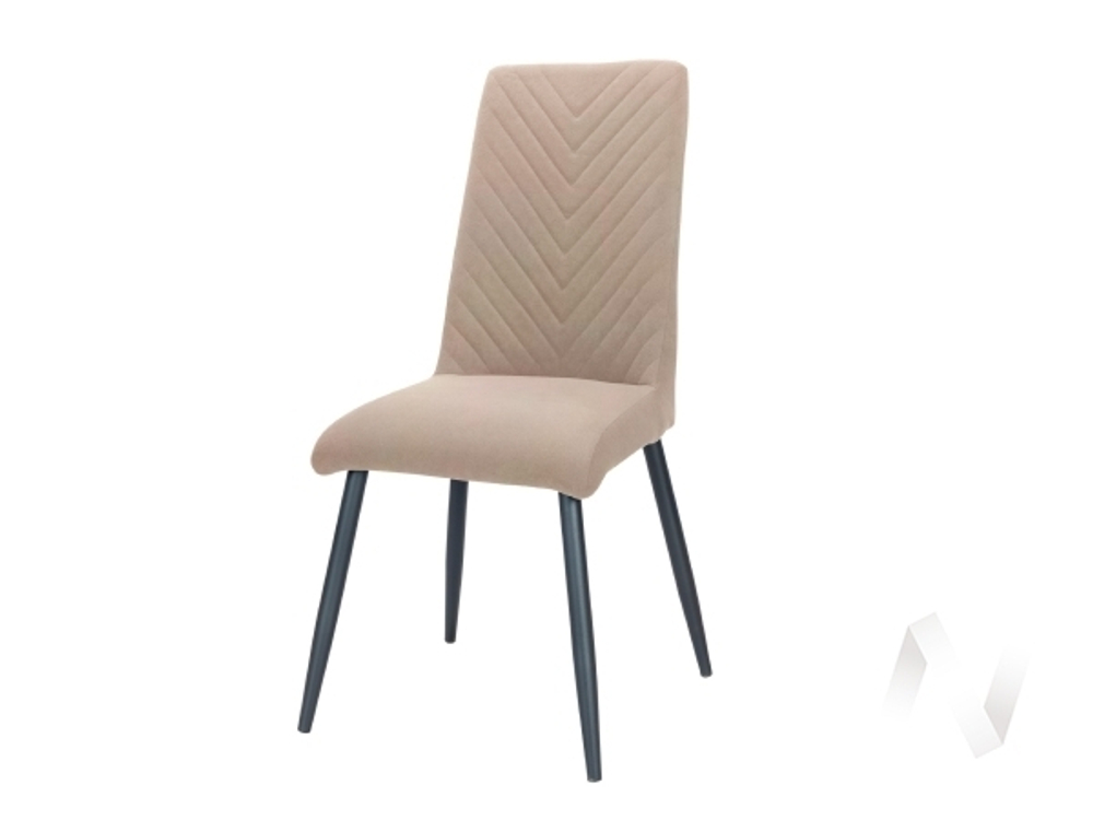 Стул Комфорт 15/1 (опоры редукция 22-24; черный/велюр бежевый RS-02)