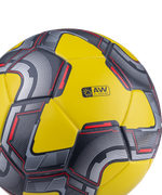 Мяч футбольный Grand №5, желтый/серый/красный