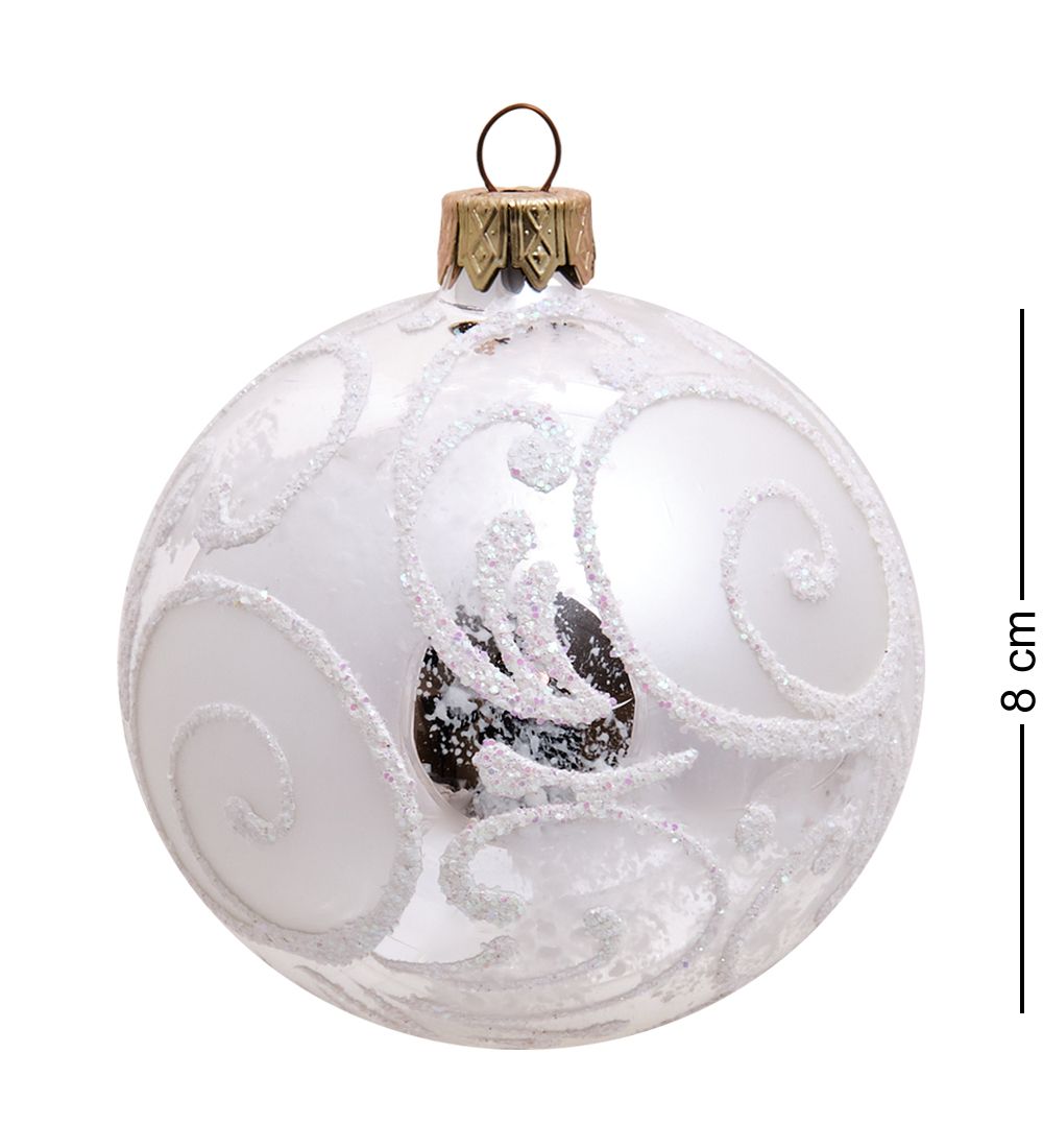 Элита НФШ-1231 Ел.украшение Шар «Зимняя карусель» 80 мм