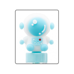 Ластик Basir, выдвижной автоматический, серия "Космонавт", прозрачный цветной корпус с игрушкой