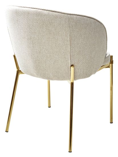 Стул DIANA TRF-11 светло-бежевый / золотой каркас