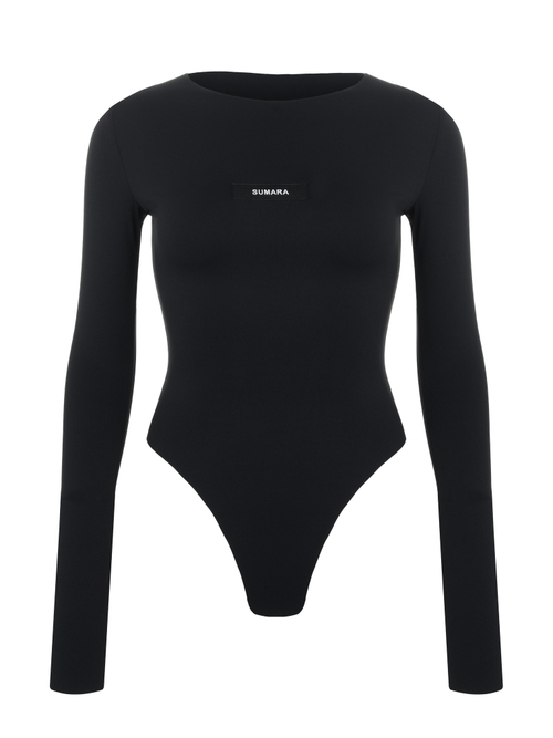 Боди-лонгслив из бифлекса matte