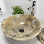Раковина из оникса Bowl Grey Medium TinLip BO-61037 45*45*17