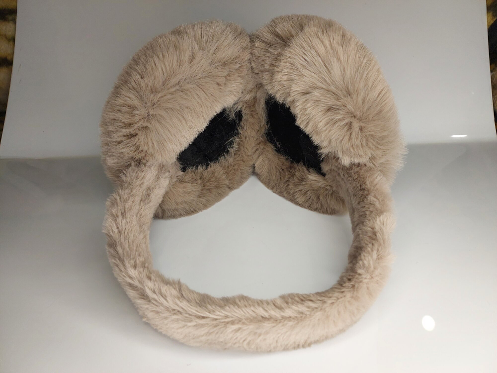 Наушники, меховые, тёплые, розовые, универсальные, 46-52 размер