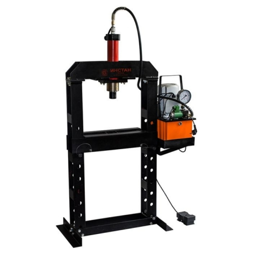 Пресс с электроприводом Инстан ПГГ-30ЭП-2 (30 т, с ручным распределителем и педалью)