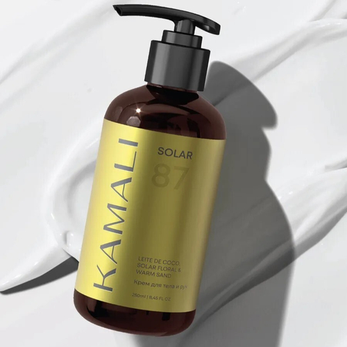 KAMALI Парфюмированный крем для тела и рук SOLAR, 250 мл