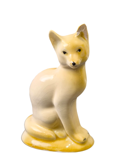 Фарфоровая статуэтка (миниатюра) "Лиса" Городница