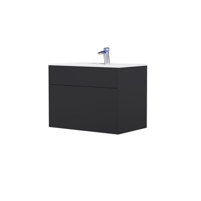 M50AFHX0803GM Inspire V2.0, База под раковину, подвесная, 80 см, 3 ящика, push-to-open, графит матов