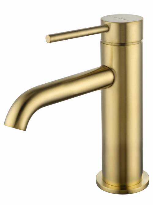 Смеситель для раковины WONZON & WOGHAND STICK, Брашированное золото (WW-88139017-BG)