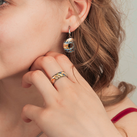 Серьги Fiore Luna AE03787-4 S