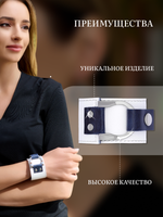 Браслет широкий кожаный