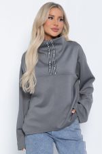Свитшот Сати (серый) Б12553-7 LT Collection