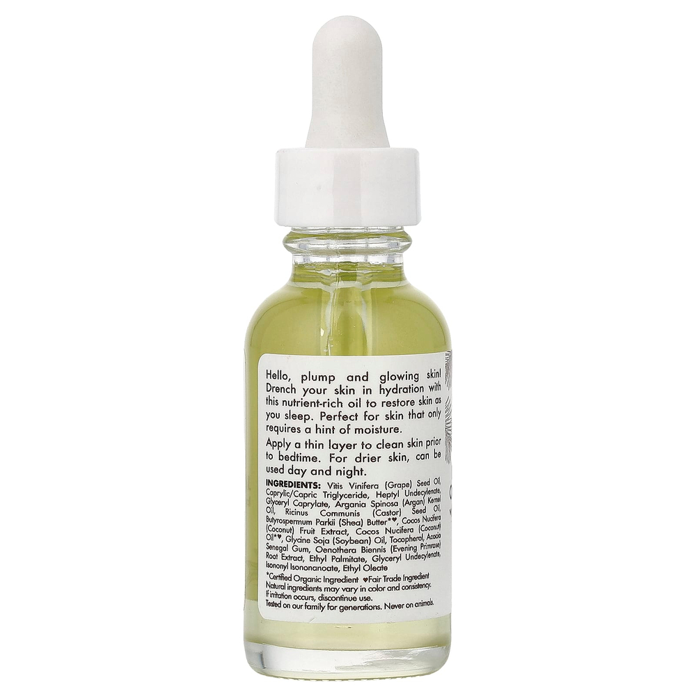 SheaMoisture, 100% кокосовое масло первого отжима, масло для ежедневного увлажнения на ночь, 29 мл (1 жидк. унц.)