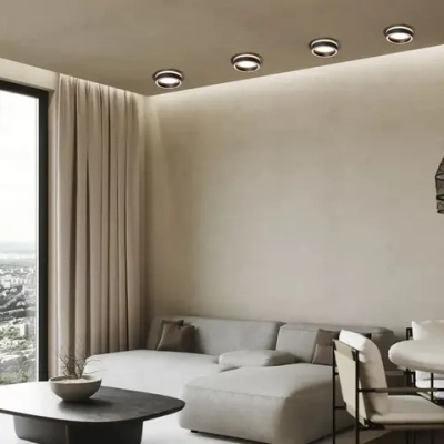 Светильник потолочный встраиваемый GX53, спот точечный черный светодиодный