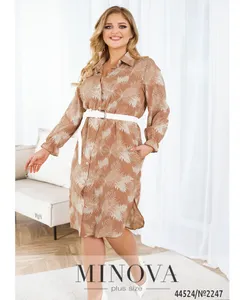 Платье 2247-бежевый Minova