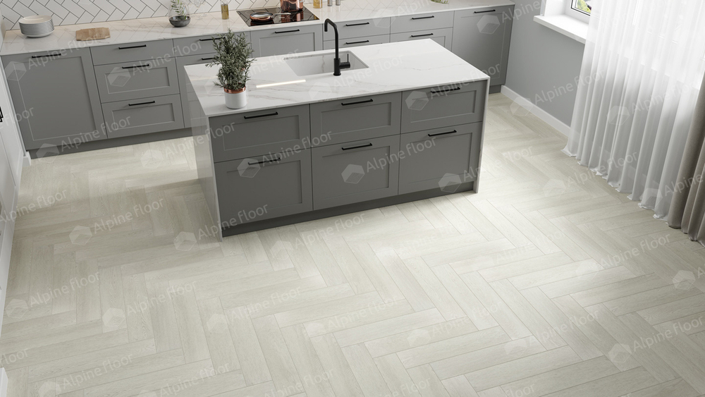 Кварцвиниловая плитка PARQUET LVT  ЗИМНИЙ ЛЕС ЕСО 16-6