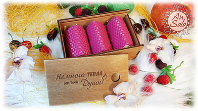 Набор свечей "Сердечная"