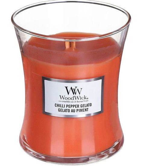 Джелато с перцем чили, ароматическая свеча, WoodWick