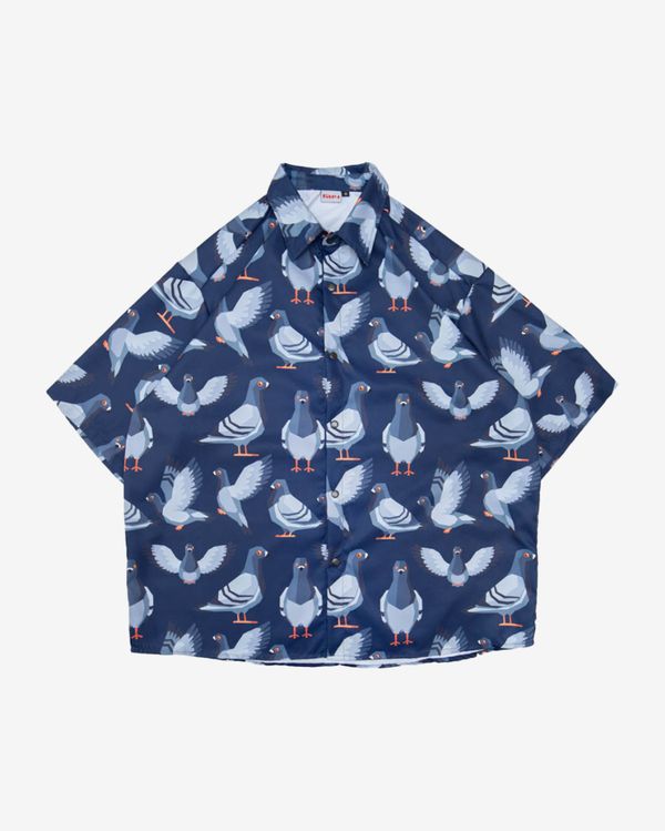 Рубашка Голуби синяя - фото 1