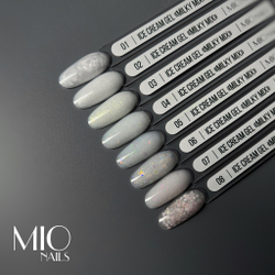 Гель MIO NAILS  "ICE CREAM GEL" - MILKY MIX № 02 , 13 гр