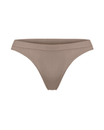 Бесшовные коричневые трусы слипы с низкой посадкой