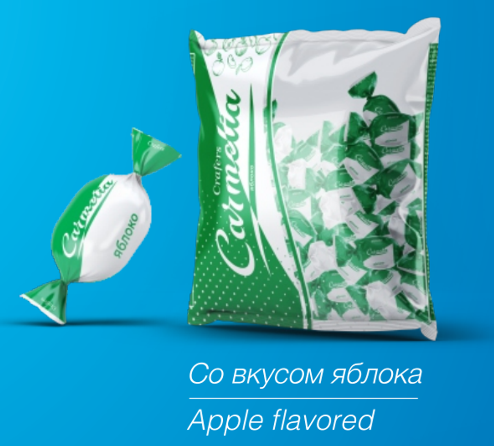 Карамель Carmelia с начинкой Яблоко 500 гр