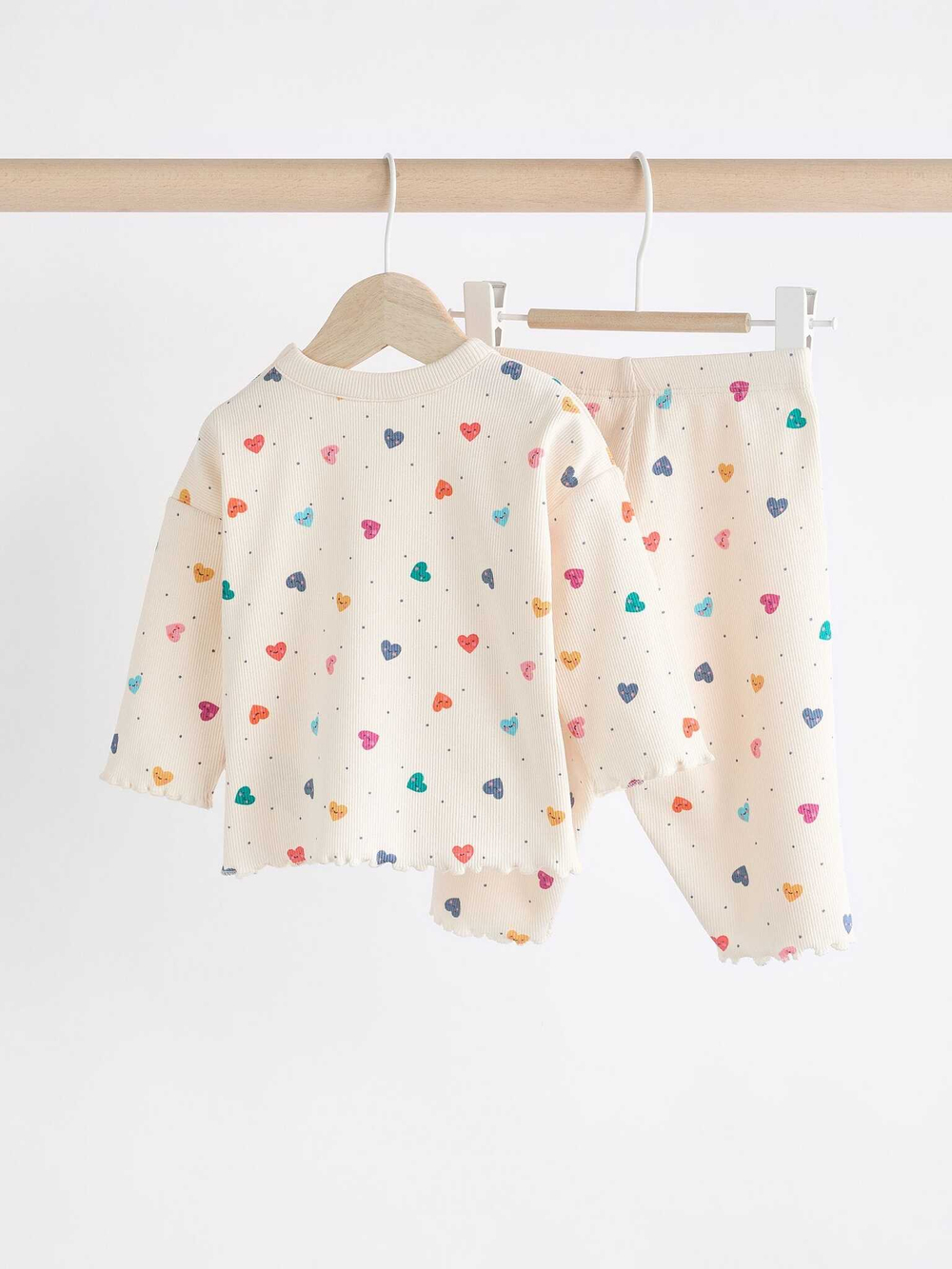 Лонгслив и легинсы в комплекте Next B46-301, Белый