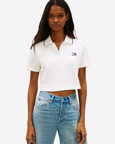 Поло женское TOMMY JEANS TJW CRP BADGE SS POL