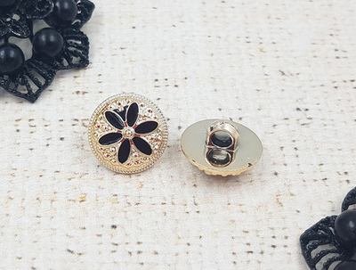 Пуговицы костюмные, d 1,8 см, золото