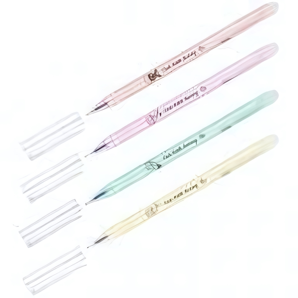 Ручка пиши-стирай гелевая 0,5мм, синяя "Зайка" (Спейс)