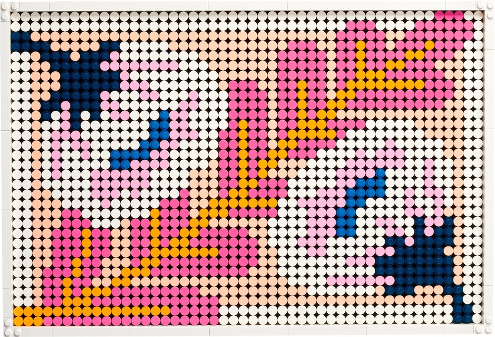 Конструктор Лего Art Цветочный арт | LEGO Art Floral Art коллекционный набор, 31207, 2870 деталей (18+)