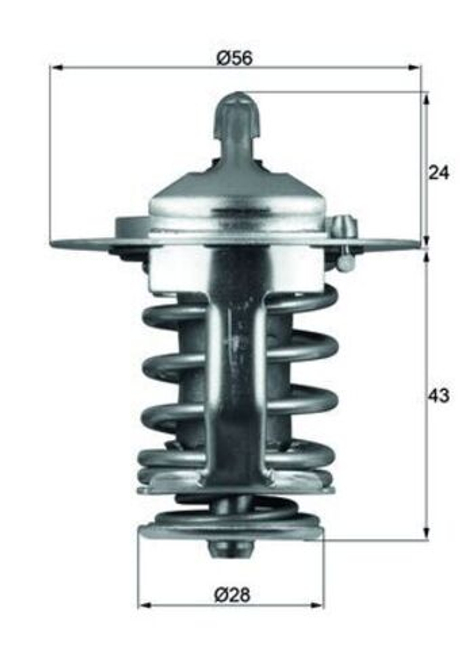MAHLE - TX7082-MAH - Thermostat, coolant