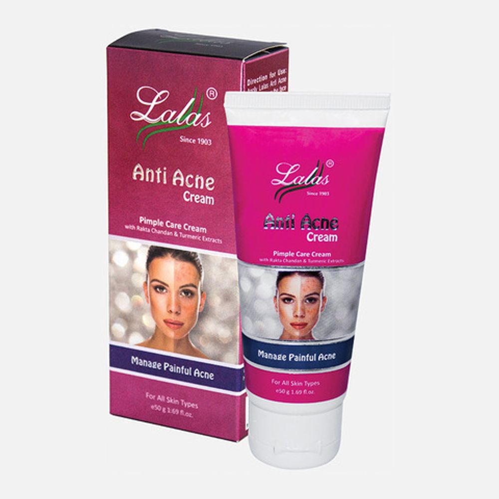 Крем для лица Lalas Anti Acne против акне, 50 гр