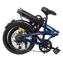 Электровелосипед Hiper Engine Fold X3 полуночный синий