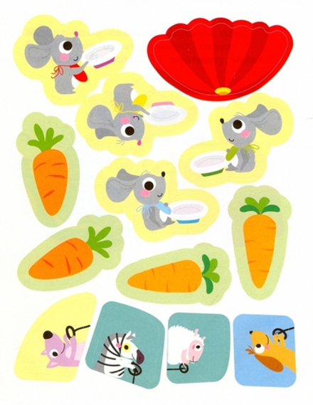 Наклейки для самых маленьких. Вороненок