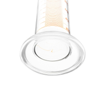 Цилиндр мерный стеклянный с пластиковой пробкой, 2000 мл, с круглым стеклянным основанием