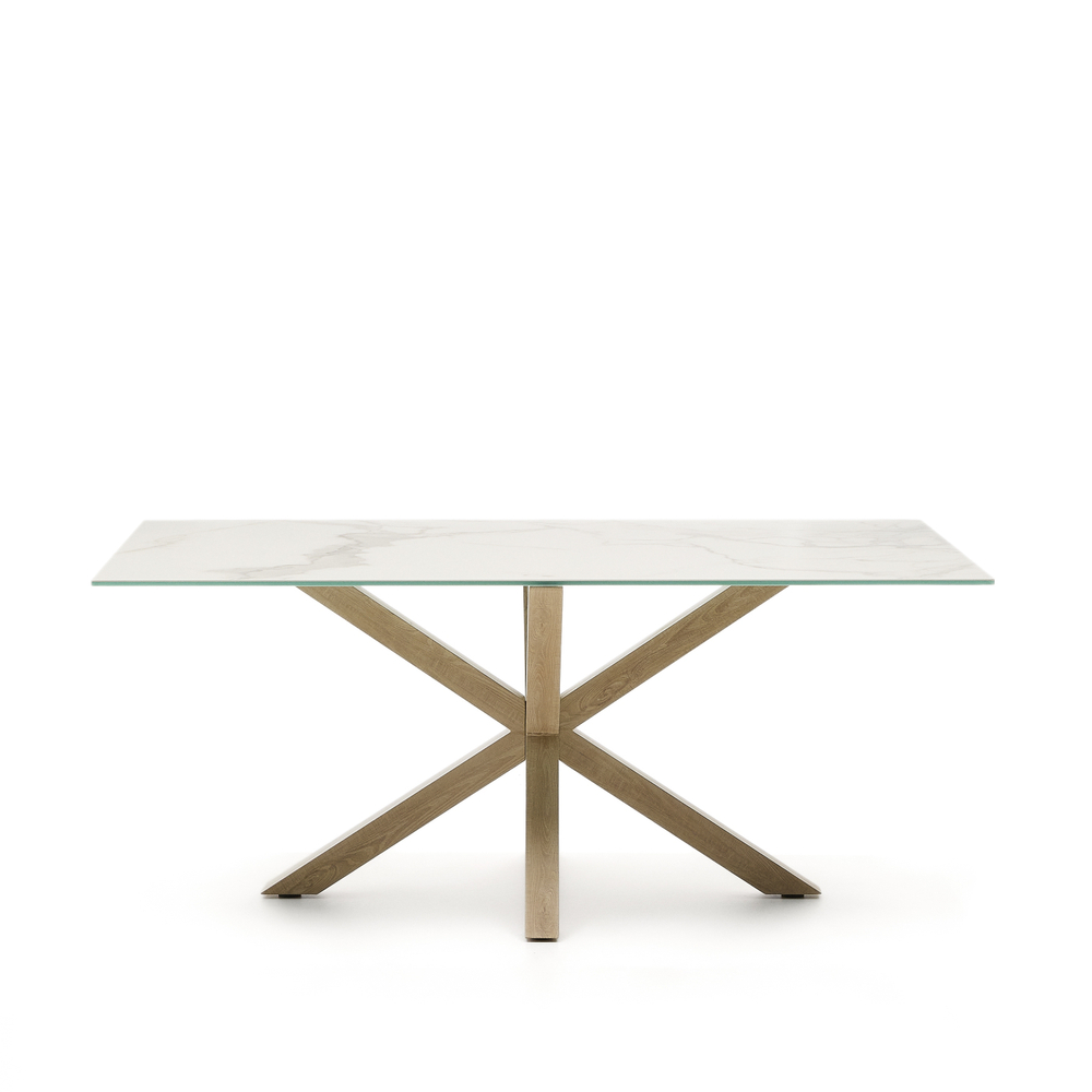 Стол Arya 180x100 керамика Kalos Blanco