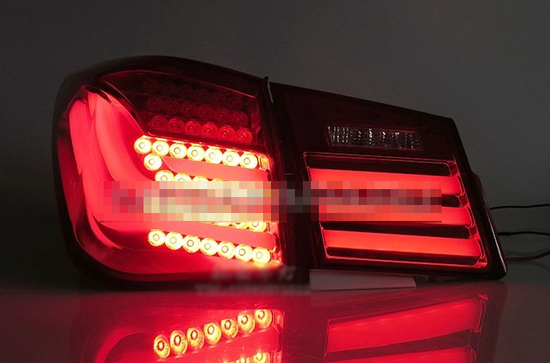 Задние фонари Шевроле Круз V7 type [Комплект Л+П; Светодиодные; Красные]