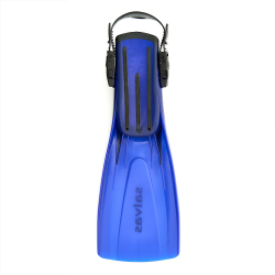 Ласты для плавания SALVAS Hazard Plus Fin BA160SMBBSTS, размер S/M, синие