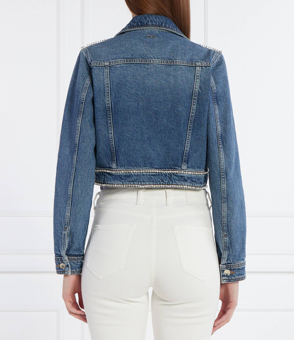 Джинсовая куртка Liu Jo - голубой(UA4185 D4884)