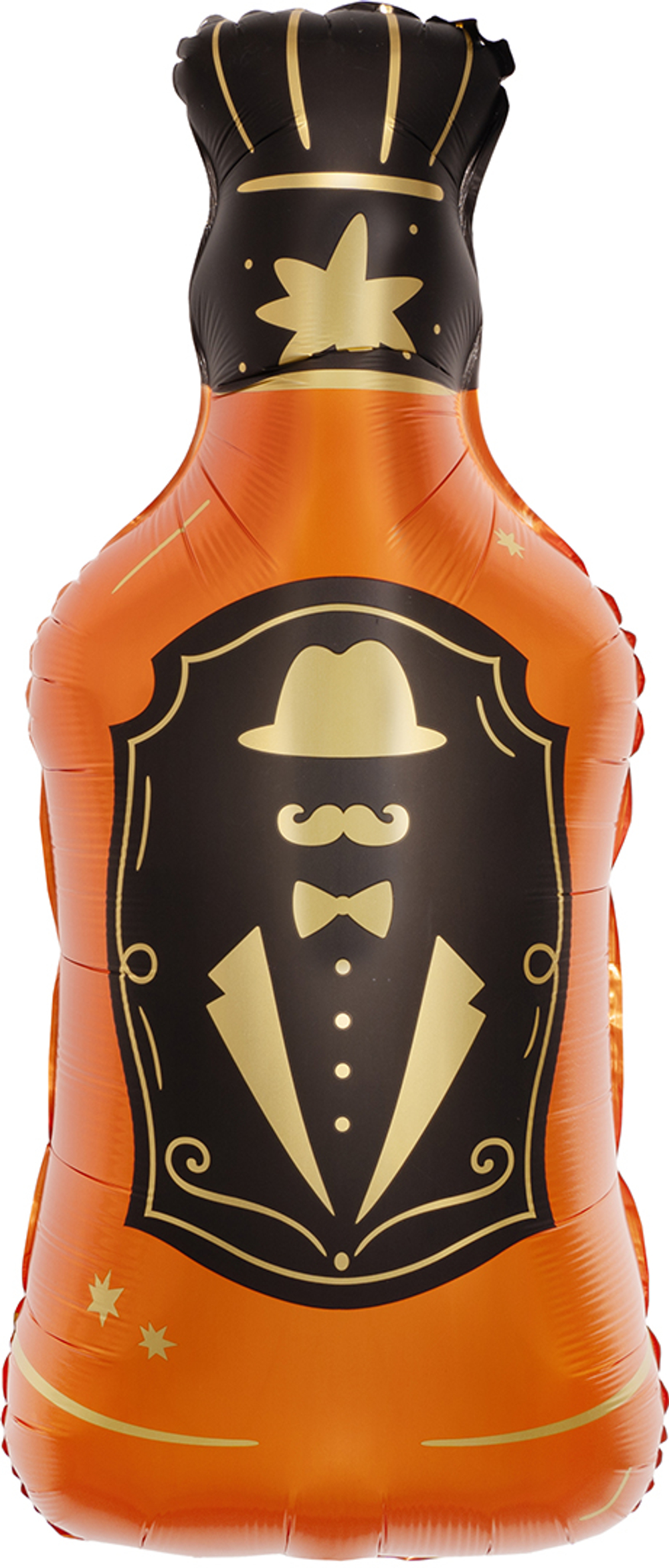 Купить фигурный шар из фольги с гелием в виде бутылки виски для мужчины