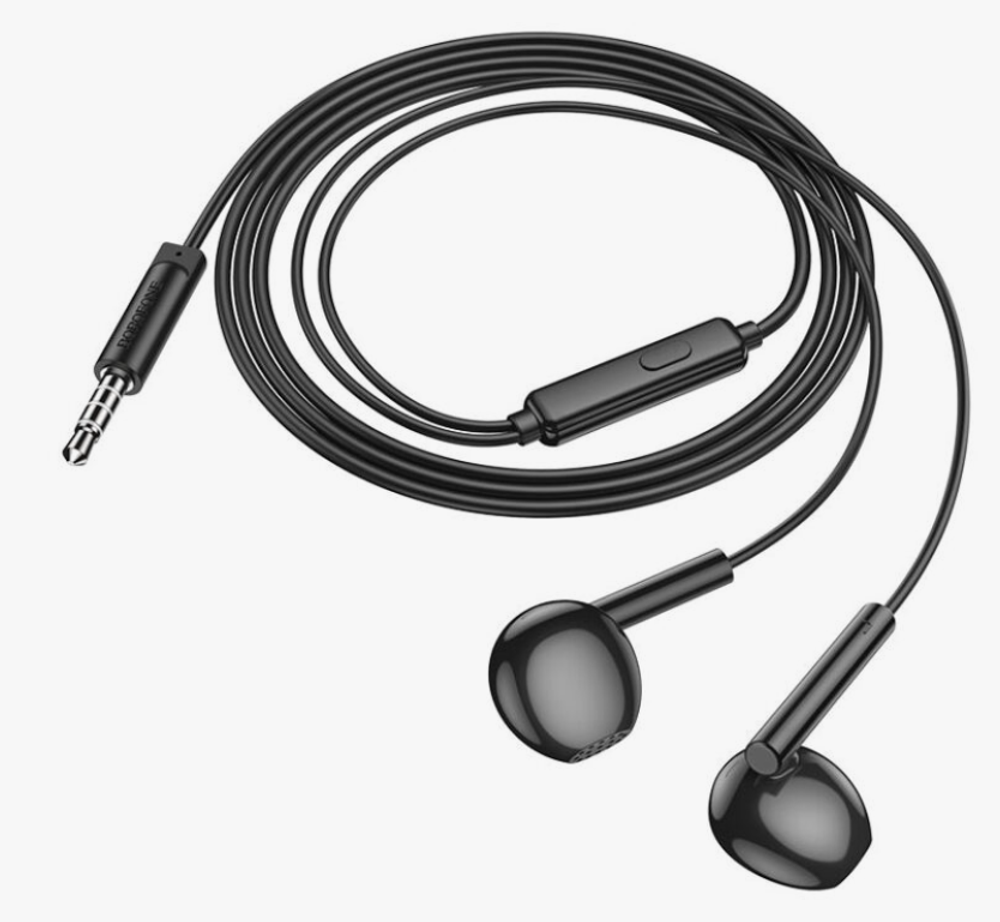 Проводные наушники BOROFONE BM76 3.5мм 1.2M Black