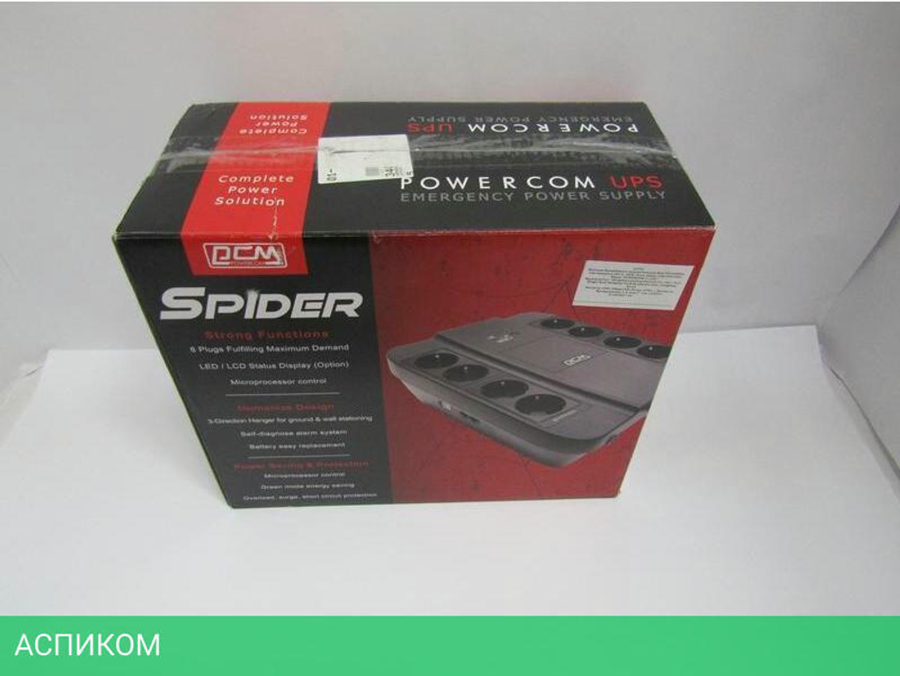 Источник бесперебойного питания PowerCom Spider (SPD-650N)
