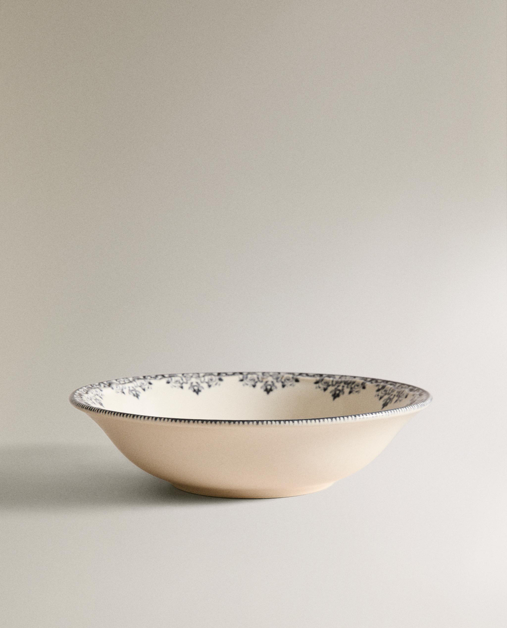 Zara Home миска из фаянса, цвет синий, 18.5 см · 8267/211