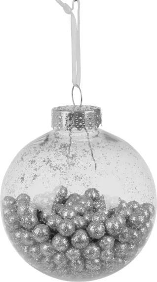 Набор пластиковых шаров Биссер в голубой дымке 80 мм., 27 шт., Koopman (AWR100520)