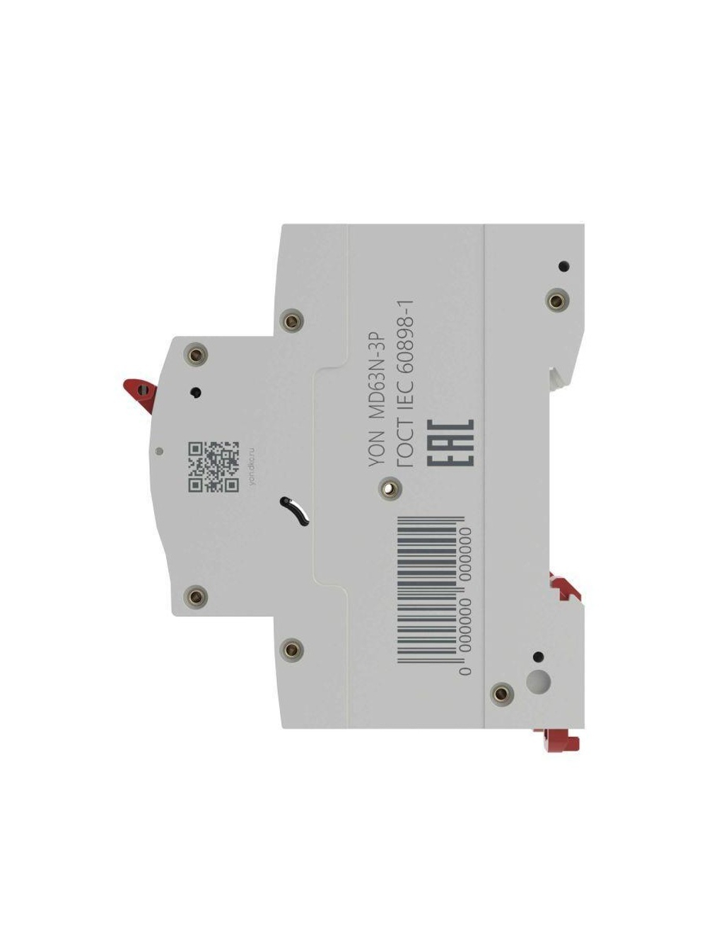 Выключатель автоматический модульный 3п C 10А 6кА MD63N YON MD63N-3PC10