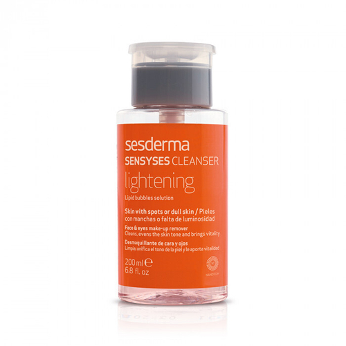 Sesderma SENSYSES CLEANSER Lightening - Липосомальный лосьон для снятия макияжа для пигментированной и тусклой кожи, 200 мл