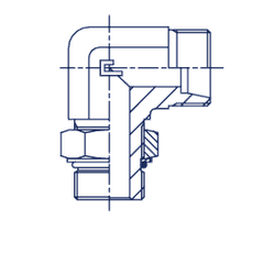 Штуцер FRA90 DS10 UNF 9/16 (корпус)